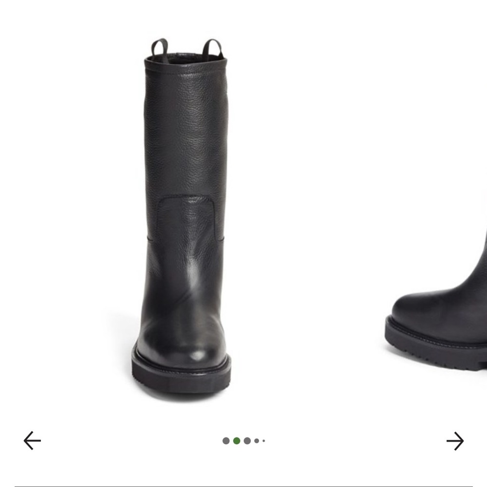 Euc Shearling Lined Leather Boot - image 4